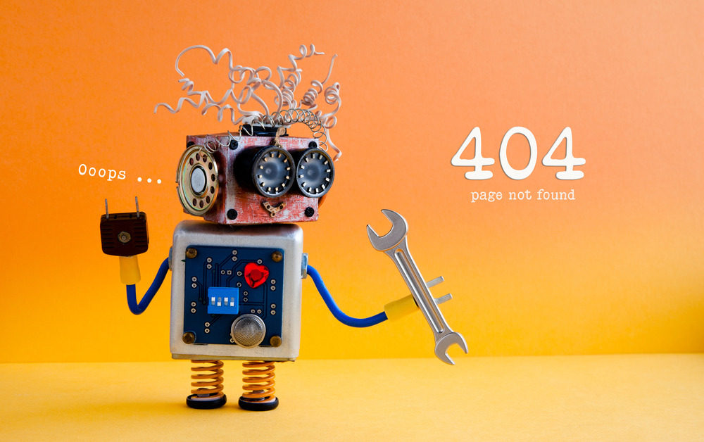 404 pagina